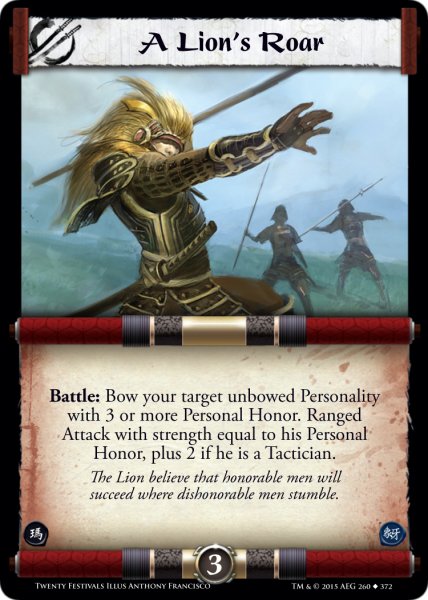 A Lions Roar FOIL